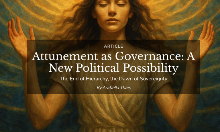 Attunement as Governance: A New Political Possibility